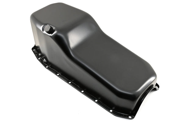 Steel Oil Pan for 1980–85 Chevy SB 267‑283‑305‑327‑350 – Black