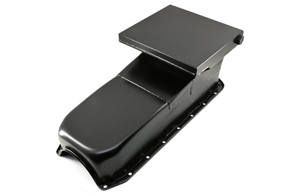 1962-67 CHEVY II-NOVA 1958-79 SMALL BLOCK 283-305-327-350-400 DRAG RACING OIL PAN - BLACK