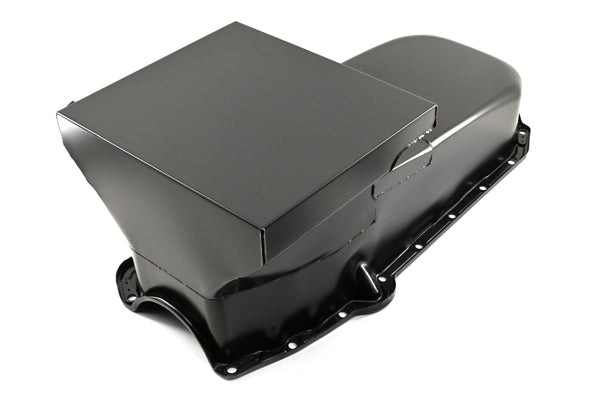 1962-67 CHEVY II-NOVA 1958-79 SMALL BLOCK 283-305-327-350-400 DRAG RACING OIL PAN - BLACK