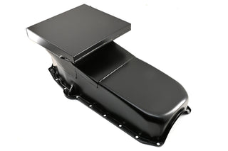 1962-67 CHEVY II-NOVA 1958-79 SMALL BLOCK 283-305-327-350-400 DRAG RACING OIL PAN - BLACK