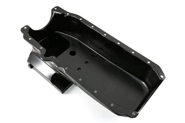 1962-67 CHEVY II-NOVA 1986-02 SMALL BLOCK 283-400 DRAG RACING OIL PAN - BLACK