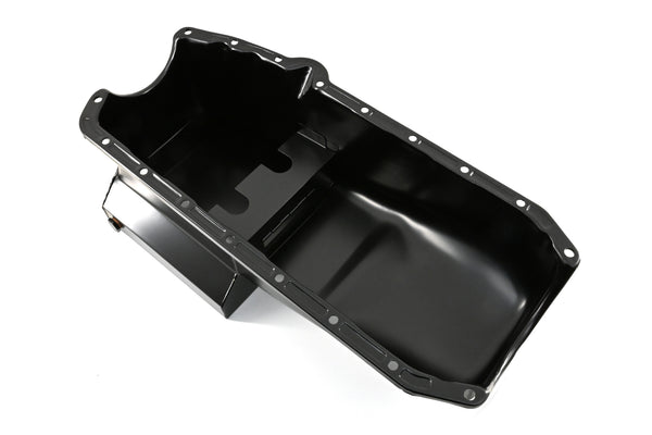 Steel Oil Pan – 1958-79 Chevy Small Block 283-305-327-350-400 Racing 7QT – Black