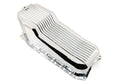 Aluminum Oil Pan – Fits 1986–2002 Chevy Small Block 262–400 – Retro Finned – Chrome Finish