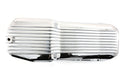 Aluminum Oil Pan – Fits 1986–2002 Chevy Small Block 262–400 – Retro Finned – Chrome Finish