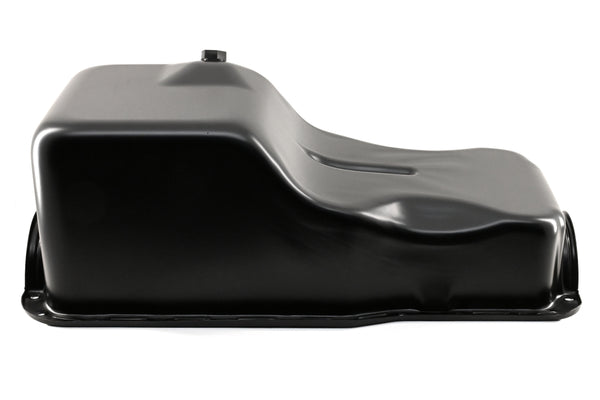 Steel Oil Pan – Fits 1962–1982 Ford SB 260‑289‑302 – Stock Capacity – Front Sump – Black