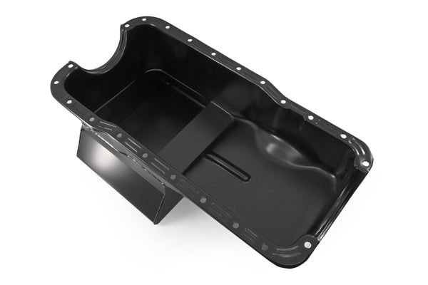 Steel Oil Pan – Fits 1965–1987 Ford SB 351W – Racing 7‑Quart Front Sump – Black