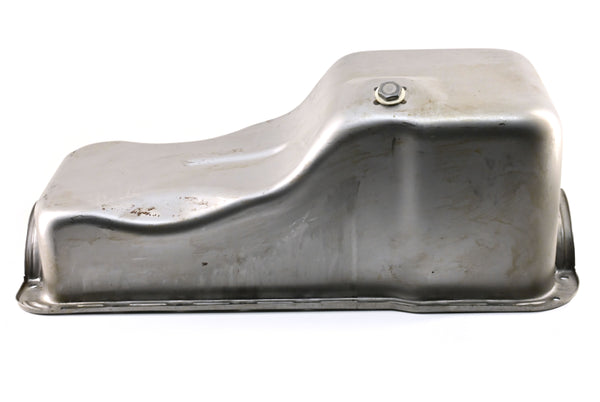 Steel Oil Pan – Fits 1962–1982 Ford SB 260‑289‑302 – Stock Capacity – Front Sump – Raw