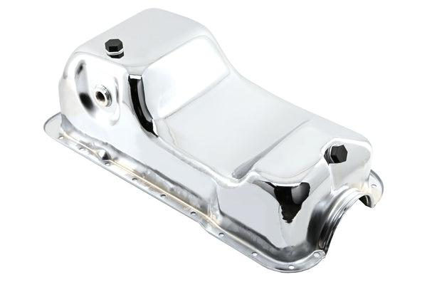 Steel Oil Pan Kit Fits 1979–1995 Ford 5.0L Mustang & Fox Chassis – Chrome Finish