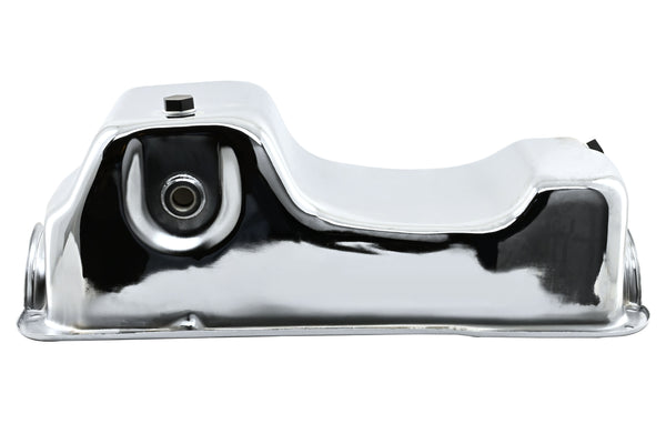 Steel Oil Pan Kit Fits 1979–1995 Ford 5.0L Mustang & Fox Chassis – Chrome Finish