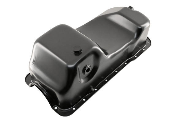Steel Oil Pan Kit Fits 1979–1995 Ford 5.0L Mustang & Fox Chassis – Black Finish
