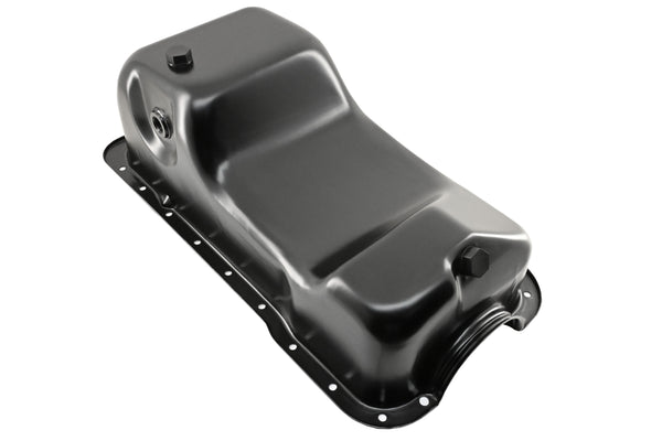 Steel Oil Pan Kit Fits 1979–1995 Ford 5.0L Mustang & Fox Chassis – Black Finish