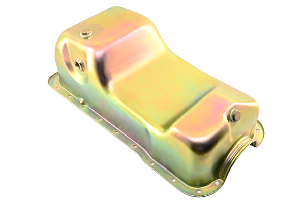 Steel Oil Pan Kit Fits 1979–1995 Ford 5.0L Mustang & Fox Chassis – Zinc-Plated Finish