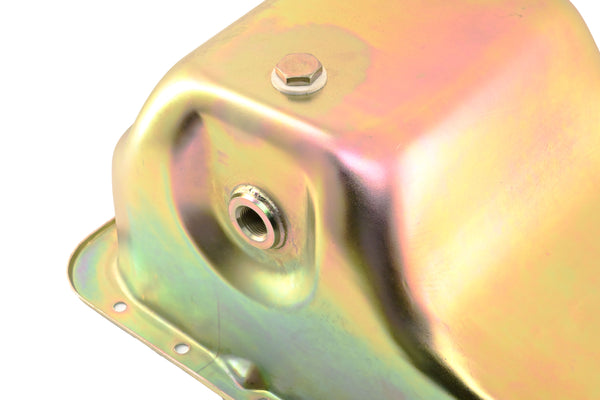 NHRA Approved Steel Oil Pan Fits 1979–1995 Ford 5.0L Mustang & Fox Chassis – Zinc‑Plated Finish