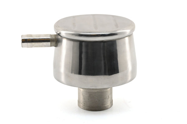 Aluminum Breather PCV Valve – Ball Milled – Polished Finish