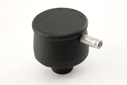 Aluminum Breather PCV Valve – Ball Milled – Powder‑Coated Matte Black