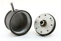 Aluminum Breather PCV Valve – Ball Milled – Powder‑Coated Matte Black