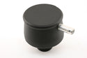 Aluminum Breather PCV Valve – Smooth Style – Powder‑Coated Matte Black