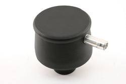 Aluminum Breather PCV Valve – Smooth Style – Powder‑Coated Matte Black
