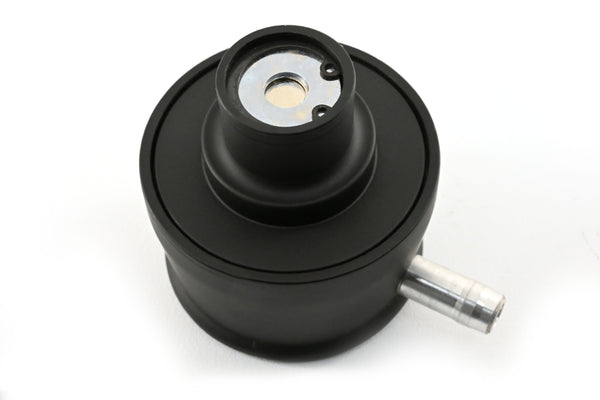 Aluminum Breather PCV Valve – Smooth Style – Powder‑Coated Matte Black