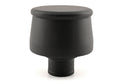 Aluminum Breather – Smooth Style – Powder‑Coated Matte Black