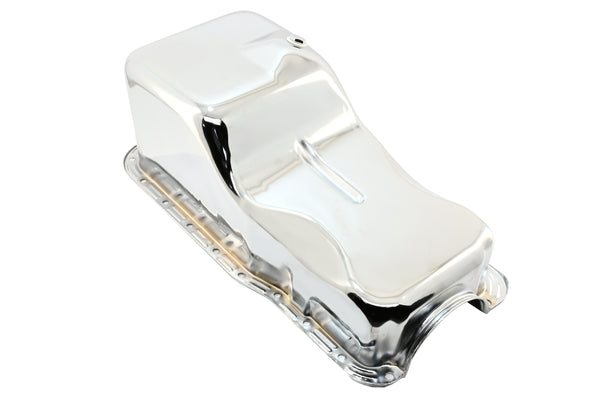 Steel Oil Pan Fits 1969-81 Ford SB 351W Windsor - Stock Capacity – Chrome