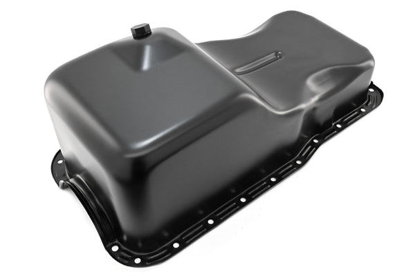 Steel Oil Pan Fits 1969-81 Ford SB 351W Windsor - Stock Capacity – Black