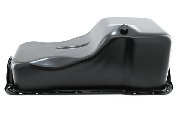 Steel Oil Pan Fits 1969-81 Ford SB 351W Windsor - Stock Capacity – Black