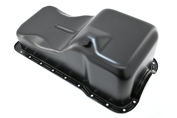 Steel Oil Pan Fits 1969-81 Ford SB 351W Windsor - Stock Capacity – Black