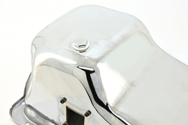 STEEL 1983-93 FORD OIL PAN MUSTANG 351W 5.8L - CHROME
