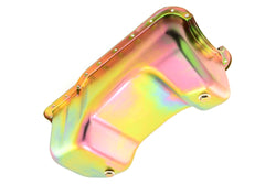 Steel Oil Pan Fits 1983–1993 Ford Mustang 351W 5.8L - Zinc-Plated