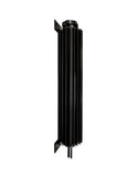 ALUMINUM UNIVERSAL 13' FINNED  RADIATOR OVERFLOW TANK - BLACK