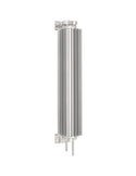 ALUMINUM UNIVERSAL 13' FINNED  RADIATOR OVERFLOW TANK - SILVER