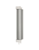 ALUMINUM UNIVERSAL 13' FINNED  RADIATOR OVERFLOW TANK - SILVER