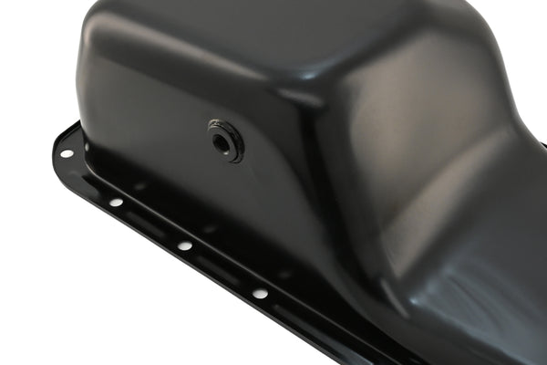 Steel Oil Pan Fits 1967–1987 Dodge Ram Truck Mopar Big Block 361 383 400 413 426 440 Rear Sump- Black