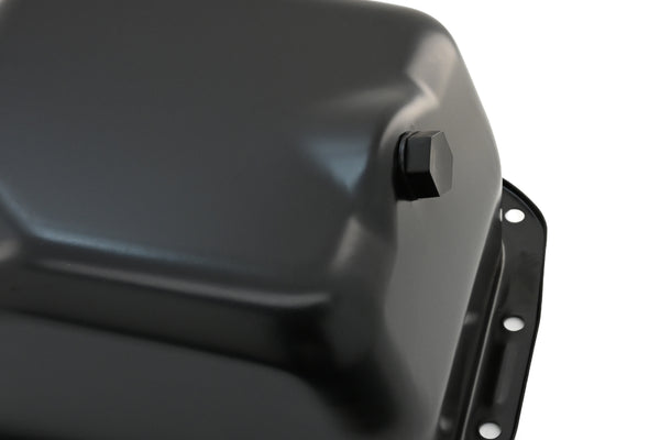 Steel Oil Pan Fits 1967–1987 Dodge Ram Truck Mopar Big Block 361 383 400 413 426 440 Rear Sump- Black