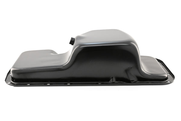 Compatible/Replacement Steel Tie Rod Dimple Oil Pan for Chrysler/Mopar Big Block BB 361-383-400-413-426W-440 – Black (A-Body & C-Body)