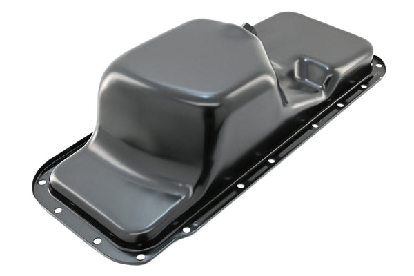 Compatible/Replacement Steel Tie Rod Dimple Oil Pan for Chrysler/Mopar Big Block BB 361-383-400-413-426W-440 – Black (A-Body & C-Body)