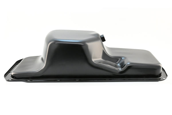 Compatible/Replacement Steel Tie Rod Dimple Oil Pan for Chrysler/Mopar Big Block BB 361-383-400-413-426W-440 – Black (A-Body & C-Body)