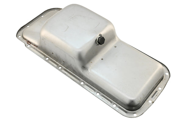 Steel Oil Pan Fits 1966–1972 B-Body & 1970–1974 E-Body Chrysler/Mopar Big Block B/RB 361-383-400-413-426W-440 - 5-Quart, Center Sump – Raw Steel