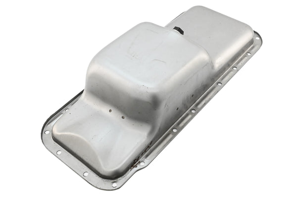 Steel Oil Pan Fits 1966–1972 B-Body & 1970–1974 E-Body Chrysler/Mopar Big Block B/RB 361-383-400-413-426W-440 - 5-Quart, Center Sump – Raw Steel