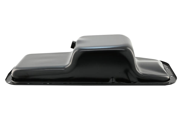Steel Oil Pan Fits 1966–1972 B-Body & 1970–1974 E-Body Chrysler/Mopar Big Block B/RB 361-383-400-413-426W-440 - 5-Quart, Center Sump – Black