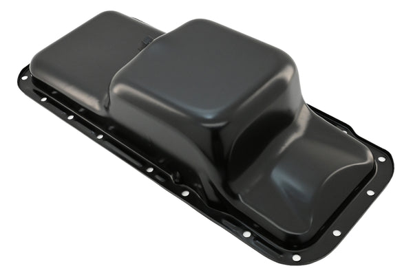 Steel Oil Pan Fits 1966–1972 B-Body & 1970–1974 E-Body Chrysler/Mopar Big Block B/RB 361-383-400-413-426W-440 - 5-Quart, Center Sump – Black