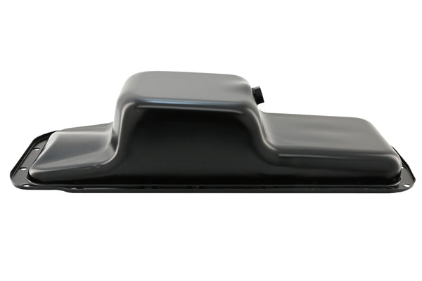Steel Oil Pan Fits 1966–1972 B-Body & 1970–1974 E-Body Chrysler/Mopar Big Block B/RB 361-383-400-413-426W-440 - 5-Quart, Center Sump – Black