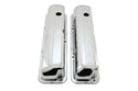 Steel Valve Covers Fits 1957–1976 Ford FE 352‑390‑406‑427‑428 – Smooth – 1 Hole – Chrome