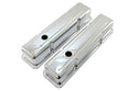 Steel Tall Valve Covers – Fits 1958–86 Chevy Small Block 283-400 – 1 Hole – Chrome
