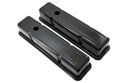 Steel Tall Valve Covers – Fits 1958–86 Chevy Small Block 283-400 – 1 Hole – Black