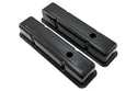 Steel Tall Valve Covers – Fits 1958–86 Chevy Small Block 283-400 – 1 Hole – Black