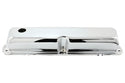 Steel Valve Covers Fits 1986–95 Ford 302 5.0L Fox‑Body Mustang – Smooth – 1 Hole & 1 No‑Hole – Chrome