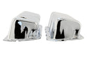 Steel Valve Covers Fits 1986–95 Ford 302 5.0L Fox‑Body Mustang – Smooth – 1 Hole & 1 No‑Hole – Chrome