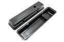 Steel Short Valve Covers – Fits 1958–86 Chevy SB 283-305-327-350-400 – Smooth – Black